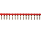 WEIDMÜLLER - Querverbinder, geschraubt, Pole:50, Raster 6.2mm, Isoliert, rot