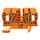 WEIDMÜLLER - Durchgangs-Reihenklemme, Zugfederanschluss, 6mm², 800V, 41A, orange