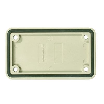 WEIDMÜLLER - Abdeckung (Industriesteckverbinder), Kunststoff, Farbe: grau, Braugr. 3