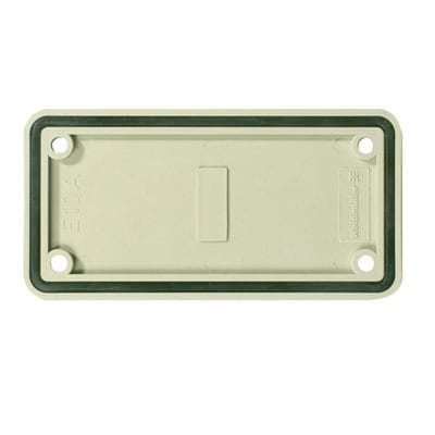WEIDMÜLLER - Abdeckung (Industriesteckverbinder), Kunststoff, Farbe: grau, Braugr. 4