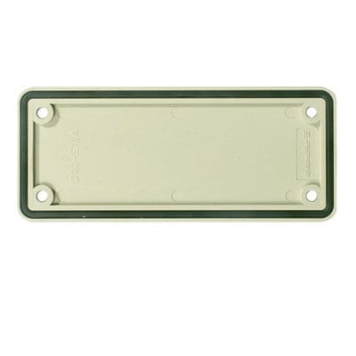 WEIDMÜLLER - Abdeckung (Industriesteckverbinder), Kunststoff, Farbe: grau, Braugr. 8