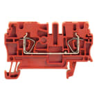 WEIDMÜLLER - Durchgangs-Reihenklemme, Zugfederanschluss, 2.5mm², 800V, 24A, rot