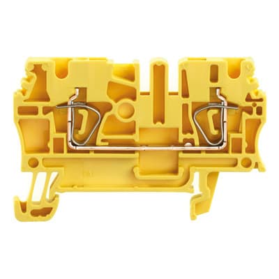 WEIDMÜLLER - Durchgangs-Reihenklemme, Zugfederanschluss, 2.5mm², 800V, 24A, gelb