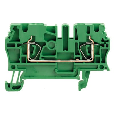 WEIDMÜLLER - Durchgangs-Reihenklemme, Zugfederanschluss, 2.5mm², 800V, 24A, grün