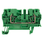 WEIDMÜLLER - Durchgangs-Reihenklemme, Zugfederanschluss, 2.5mm², 800V, 24A, grün