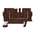 WEIDMÜLLER - Durchgangs-Reihenklemme, Zugfederanschluss, 2.5mm², 800V, 24A, braun