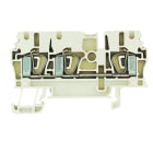 WEIDMÜLLER - Durchgangs-Reihenklemme, Zugfederanschluss, 2.5mm², 800V, 24A, weiß