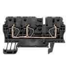 WEIDMÜLLER - Durchgangs-Reihenklemme, Zugfederanschluss, 2.5mm², 800V, 24A, schwarz