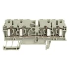 WEIDMÜLLER - Durchgangs-Reihenklemme, Zugfederanschluss, 2.5mm², 800V, 24A, grau