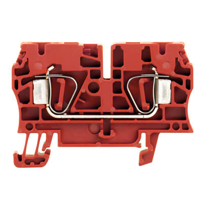 WEIDMÜLLER - Durchgangs-Reihenklemme, Zugfederanschluss, 4mm², 800V, 32A, rot