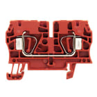 WEIDMÜLLER - Durchgangs-Reihenklemme, Zugfederanschluss, 4mm², 800V, 32A, rot