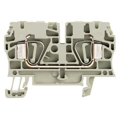 WEIDMÜLLER - Durchgangs-Reihenklemme, Zugfederanschluss, 4mm², 800V, 32A, grau