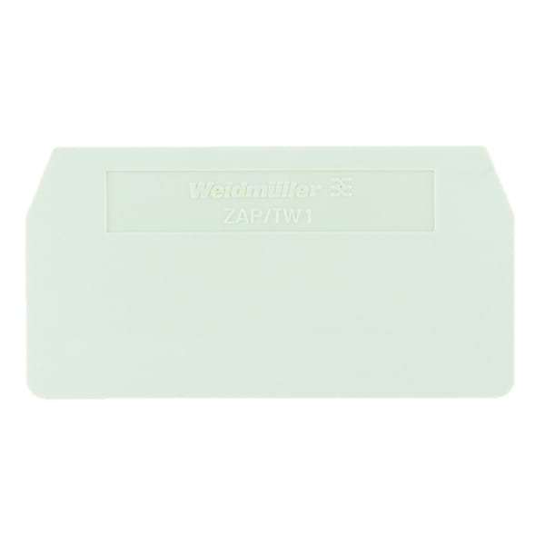 WEIDMÜLLER - Trennwand (Klemmen), Abschluss- und Zwischenplatte, 59.5x30.5mm, grau