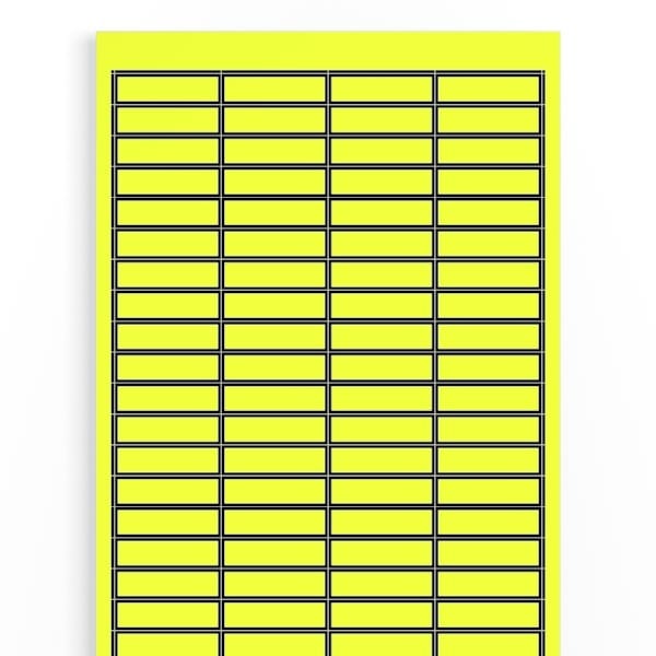 WEIDMÜLLER - Gerätemarkierung, selbstklebend, Pagetab, 38mm, Neutral, acrylbeschichtet, gelb