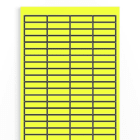 WEIDMÜLLER - Gerätemarkierung, selbstklebend, Pagetab, 38mm, Neutral, acrylbeschichtet, gelb