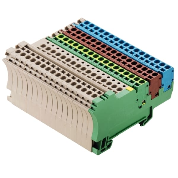 WEIDMÜLLER - Initiator-, Aktor-Reihenklemme, Zugfederanschl, 1.5mm², 250V, 17.5A