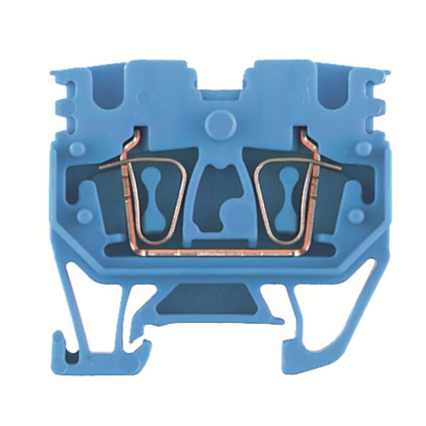 WEIDMÜLLER - Durchgangs-Reihenklemme, Zugfederanschluss, 2.5mm², 800V, 24A, blau