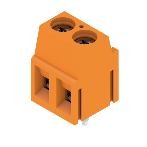 WEIDMÜLLER - Leiterplattenklemme, 5.00mm, Polzahl:2, Abgang: 90°, Zugbügelanschluss