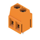 WEIDMÜLLER - Leiterplattenklemme, 5.00mm, Polzahl:2, Abgang: 90°, Zugbügelanschluss