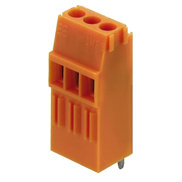 WEIDMÜLLER - Leiterplattenklemme, 3.50mm, Polzahl:3, Abgang: 90°, Zugbügelanschluss