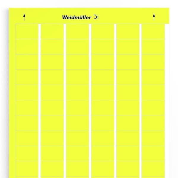WEIDMÜLLER - Gerätemarkierung, selbstklebend, 30mm, Polyester, PVC frei, gelb