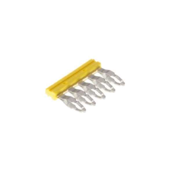 WEIDMÜLLER - Querverbinder, gesteckt, Pole:5, Raster 3.5mm, Isoliert, 17.5A, gelb
