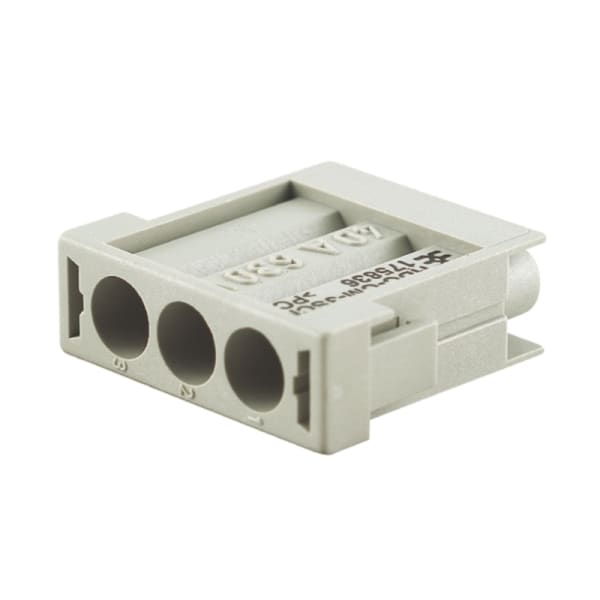 WEIDMÜLLER - HDC-Einsatz Stift, 690V, 40A, Pole:3, Crimpanschl