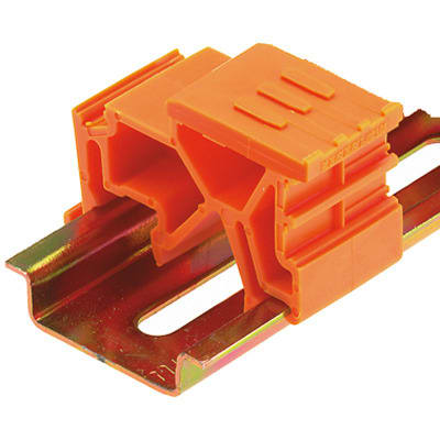 WEIDMÜLLER - Rastfuß, orange, Adapter für Tragschienen