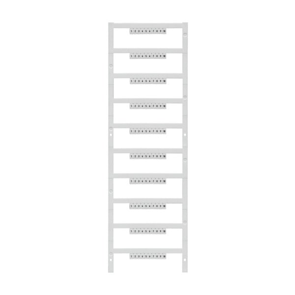 WEIDMÜLLER - Klemmenmarkierung, Raster 3.5mm, Zahlen, senkrecht, weiß