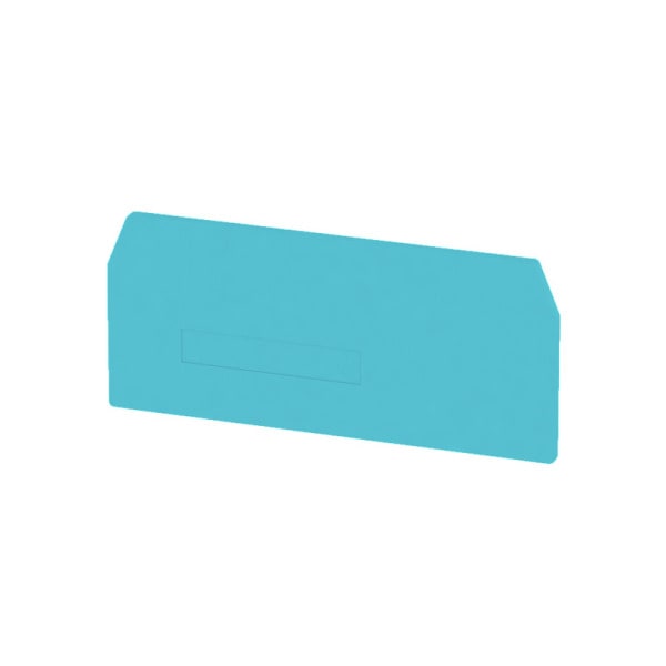 WEIDMÜLLER - Trennwand (Klemmen), Abschluss- und Zwischenplatte, 74x42.8mm, blau