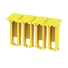 WEIDMÜLLER - Klemmenabdeckung, Wemid, gelb, H:20.4mm, B:6mm, T:10.15mm