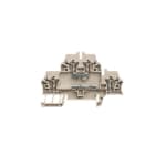 WEIDMÜLLER - Mehrstock-Reihenklemme, Zugfederanschluss, 2.5mm², 500V, 20A, dunkelbeige