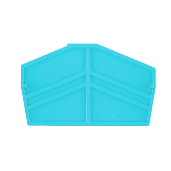WEIDMÜLLER - Abschlussplatte (Klemmen), 61.5x2mm, blau