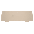 WEIDMÜLLER - Trennwand (Klemmen), Zwischenplatte, 105.8x38.35mm, dunkelbeige