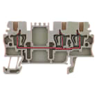 WEIDMÜLLER - Durchgangs-Reihenklemme, Zugfederanschluss, 1.5mm², 500V, 17.5A, dunkelbeige