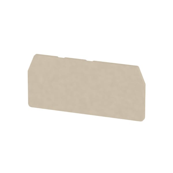 WEIDMÜLLER - Trennwand (Klemmen), Abschluss- und Zwischenplatte, 63.5x28.9mm, dunkelbeige