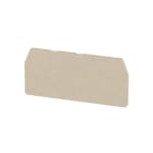 WEIDMÜLLER - Trennwand (Klemmen), Abschluss- und Zwischenplatte, 63.5x28.9mm, dunkelbeige