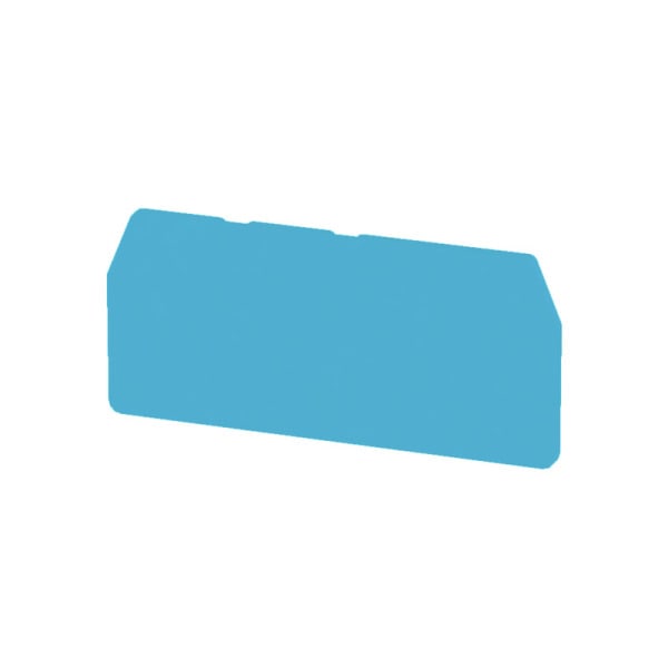 WEIDMÜLLER - Trennwand (Klemmen), Abschluss- und Zwischenplatte, 63.5x28.9mm, blau
