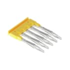 WEIDMÜLLER - Querverbinder, gesteckt, Pole:5, Raster 3.5mm, Isoliert, 17.5A, gelb