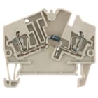 WEIDMÜLLER - Bauelement-Reihenklemme, Zugfederanschluss, 2.5mm², 400V, 1A, dunkelbeige