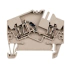 WEIDMÜLLER - Bauelement-Reihenklemme, Zugfederanschluss, 2.5mm², 400V, 1A, dunkelbeige