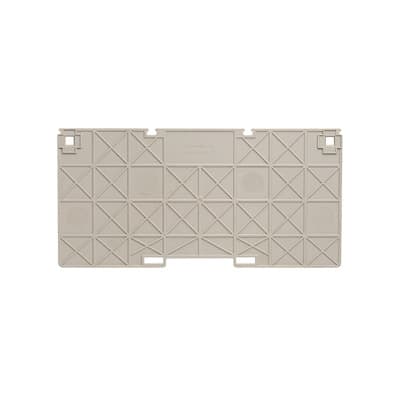 WEIDMÜLLER - Trennwand (Klemmen), Abschluss- und Zwischenplatte, 155.8x76.45mm, dunkelbeige