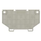WEIDMÜLLER - Trennwand (Klemmen), Abschluss- und Zwischenplatte, 101.8x58.45mm, dunkelbeige