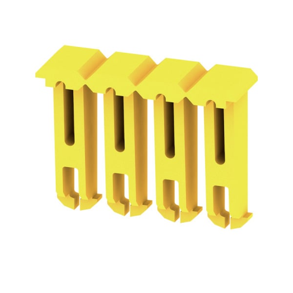 WEIDMÜLLER - Klemmenabdeckung, Wemid, gelb, H:14mm, B:4.3mm, T:11.1mm