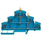 WEIDMÜLLER - Mehrstock-Reihenklemme, Zugfederanschluss, 2.5mm², 400V, 20A,blau