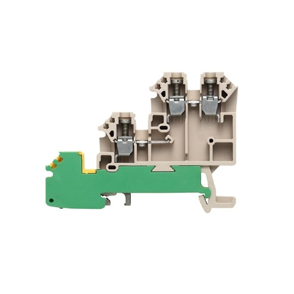 WEIDMÜLLER - Initiator-, Aktor-Reihenklemme, Schraubanschl, 2.5mm², 250V, 17.5A, dunkelbeige