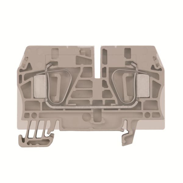 WEIDMÜLLER - Einspeiseklemme, Zugfederanschluss, 6mm², 500V, 41A, TS 35, dunkelbeige