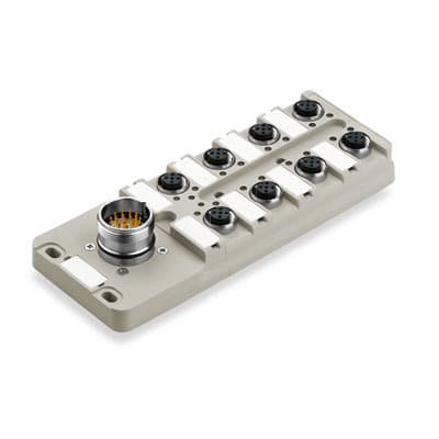WEIDMÜLLER - Sensor-/Aktor-Verteiler, Komplett-Modul, Mit M23 Abgang, 19-polig