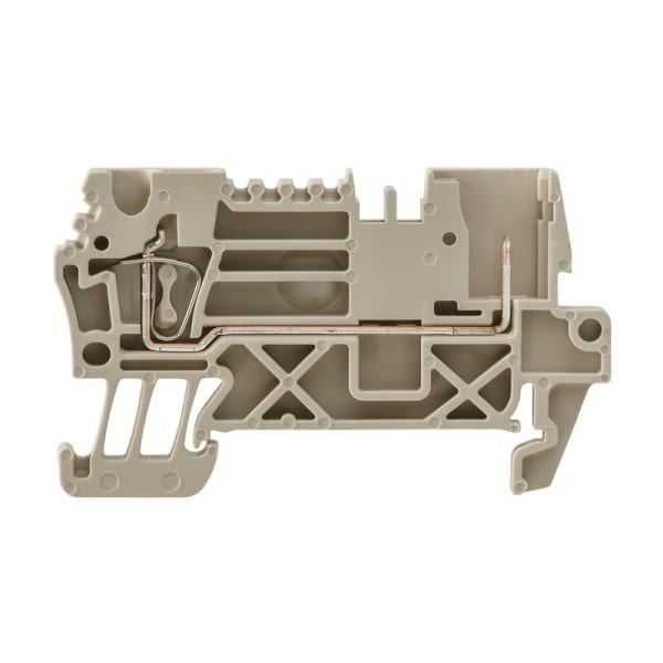 WEIDMÜLLER - Durchgangs-Reihenklemme, Zugfederanschluss, 2.5mm², 500V, 24A, dunkelbeige