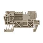 WEIDMÜLLER - Durchgangs-Reihenklemme, Zugfederanschluss, 2.5mm², 500V, 24A, dunkelbeige